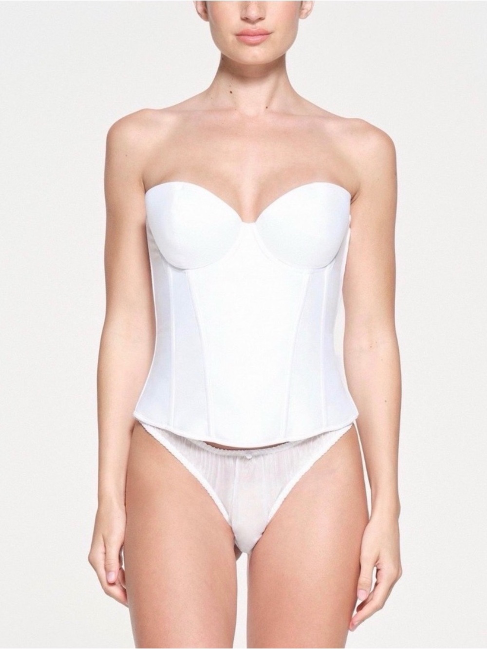 NWT SKIMS romance satin corset bridal collection